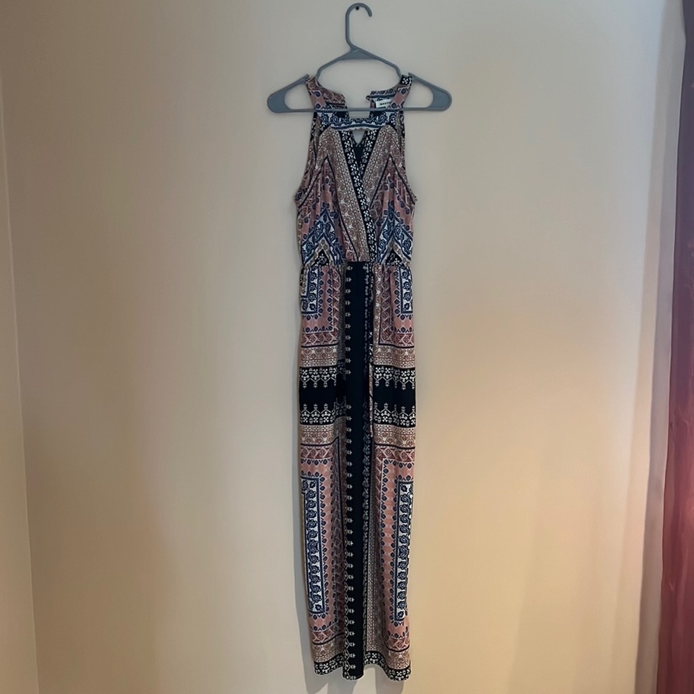 New never worn multi color maxi dress